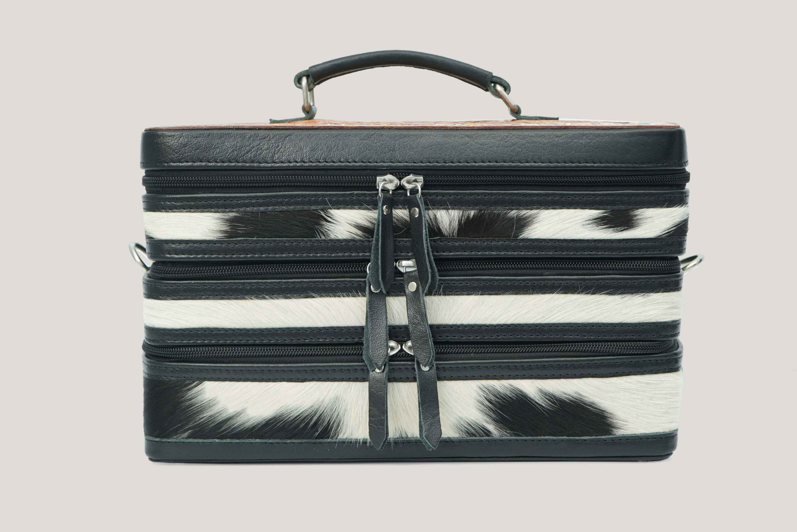 Cowhide/Tooled Triple Decker - Image 2